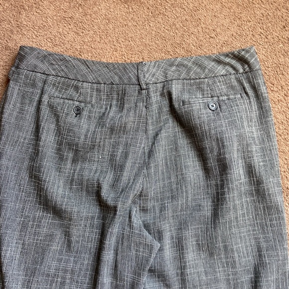 Dressbarn Women's Wide Leg Hi-Rise Patterned Trousers Dress Pants Size 14 - Picture 7 of 10